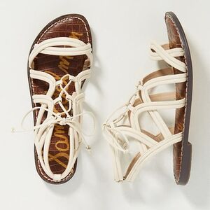 SOLD NEW Sam Edelman Gasha lvory Gladiator Sandals Sz.8